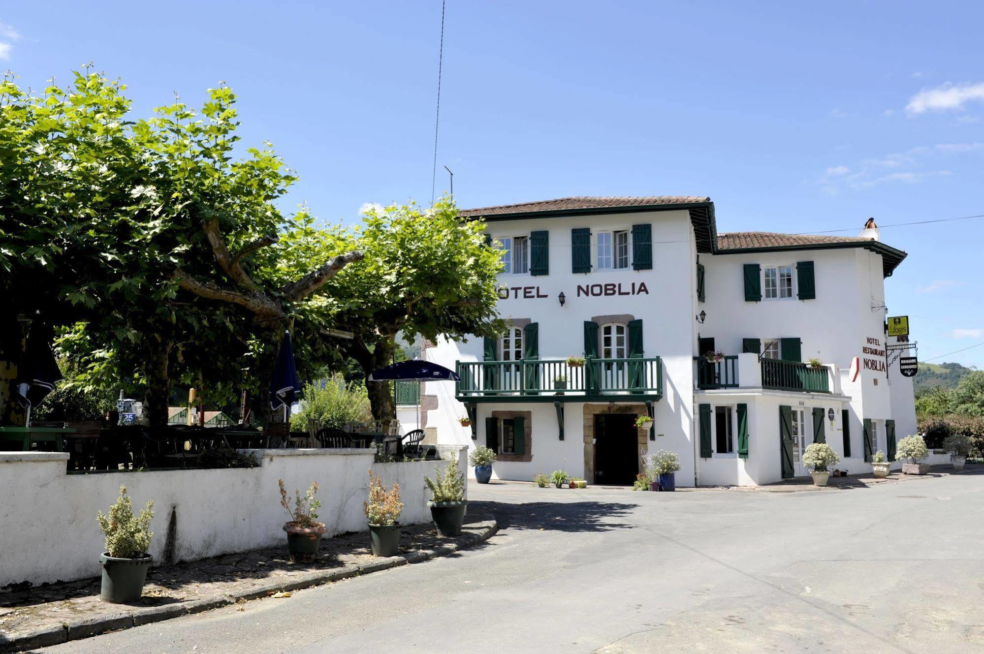 Hotel Restaurant Noblia Bidarray Kültér fotó
